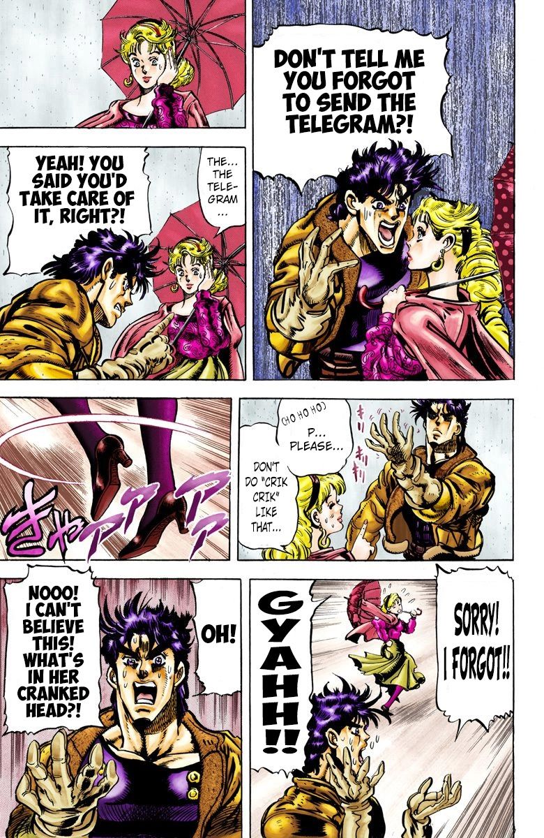 Read JoJo's Bizarre Adventure Part 2 Battle Tendency Official Colored Manga Online