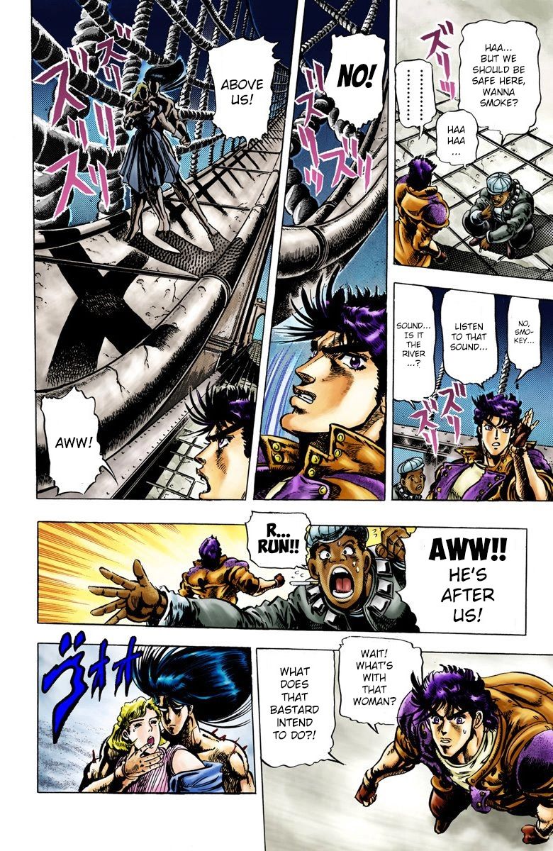 Read JoJo's Bizarre Adventure Part 2 Battle Tendency Official Colored Manga Online