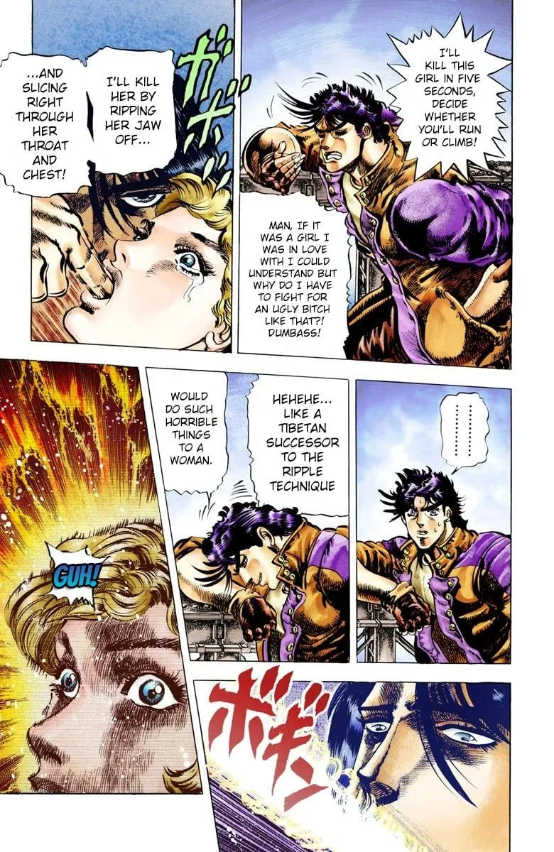 Read JoJo's Bizarre Adventure Part 2 Battle Tendency Official Colored Manga Online
