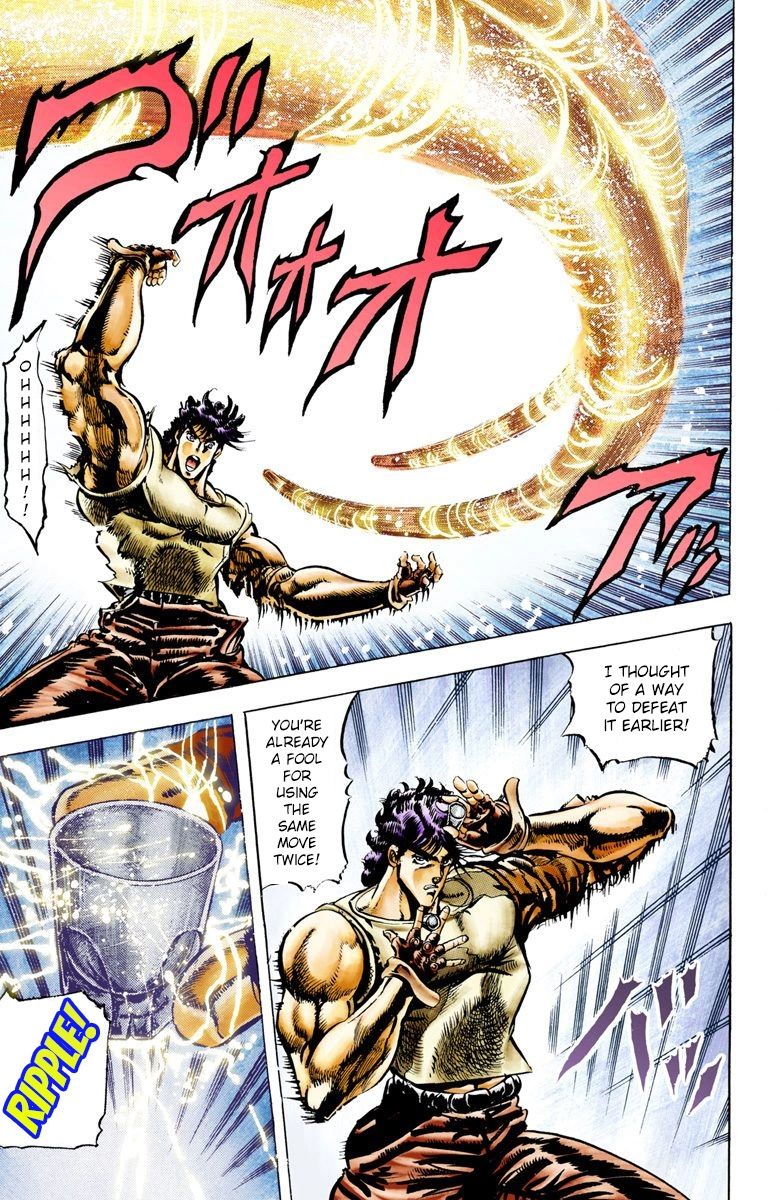 Read JoJo's Bizarre Adventure Part 2 Battle Tendency Official Colored Manga Online