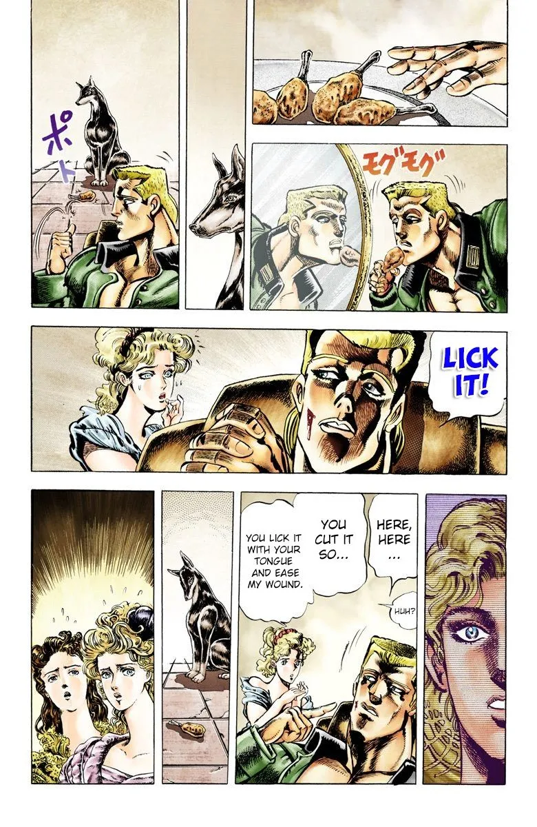 Read JoJo's Bizarre Adventure Part 2 Battle Tendency Official Colored Manga Online