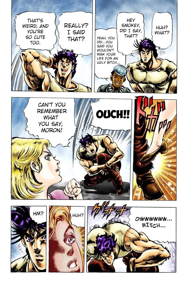 Read JoJo's Bizarre Adventure Part 2 Battle Tendency Official Colored Manga Online