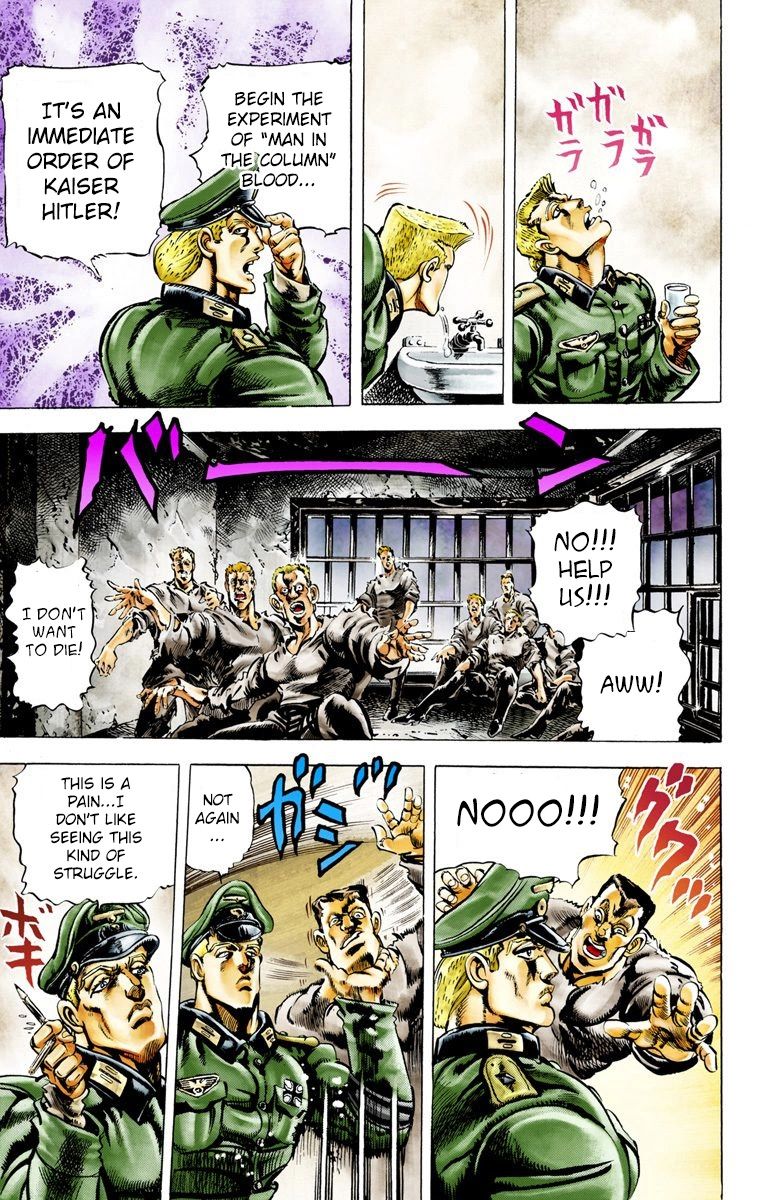Read JoJo's Bizarre Adventure Part 2 Battle Tendency Official Colored Manga Online