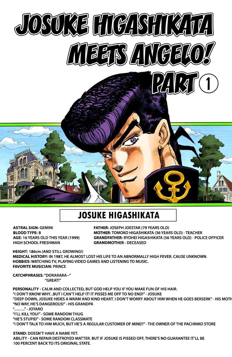 Read JoJo's Bizarre Adventure Part 4 Diamond Is Unbreakable Official Colored Manga Online