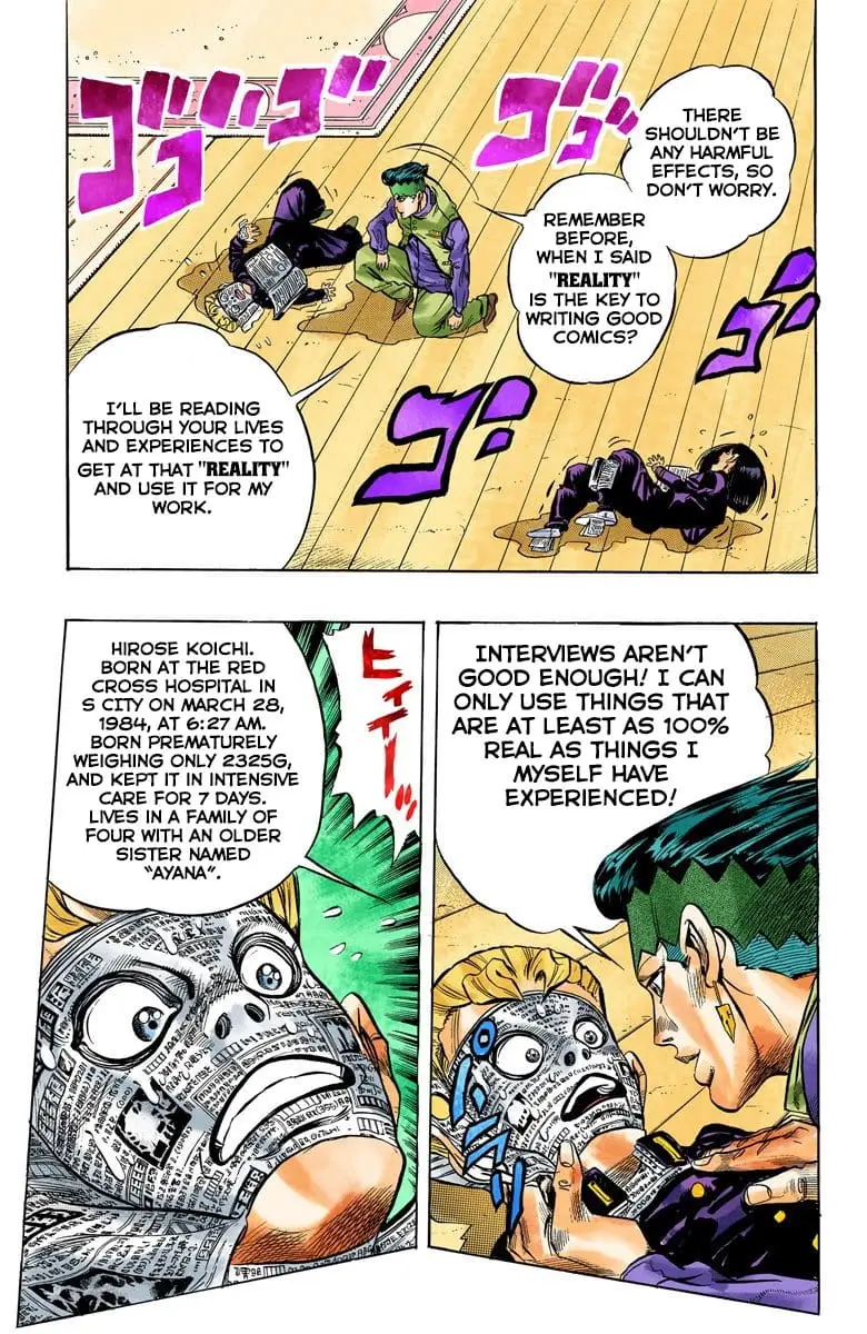 Read JoJo's Bizarre Adventure Part 4 Diamond Is Unbreakable Official Colored Manga Online