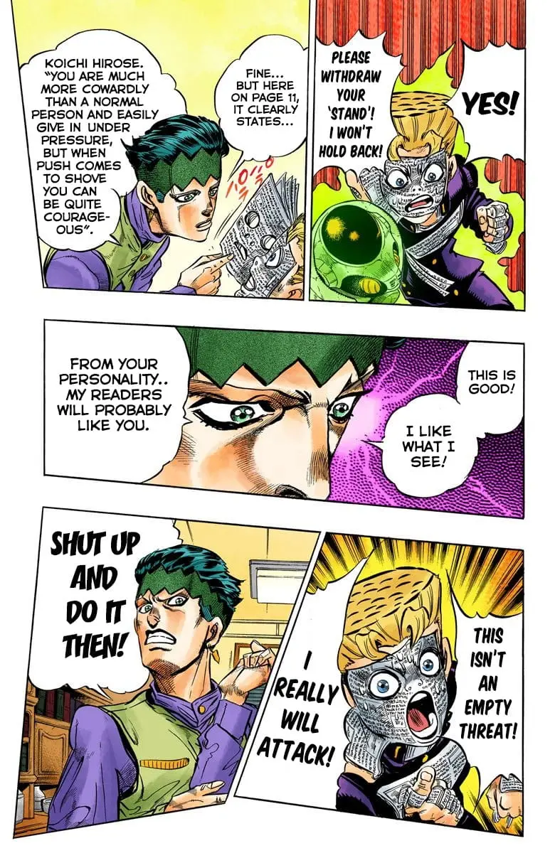 Read JoJo's Bizarre Adventure Part 4 Diamond Is Unbreakable Official Colored Manga Online