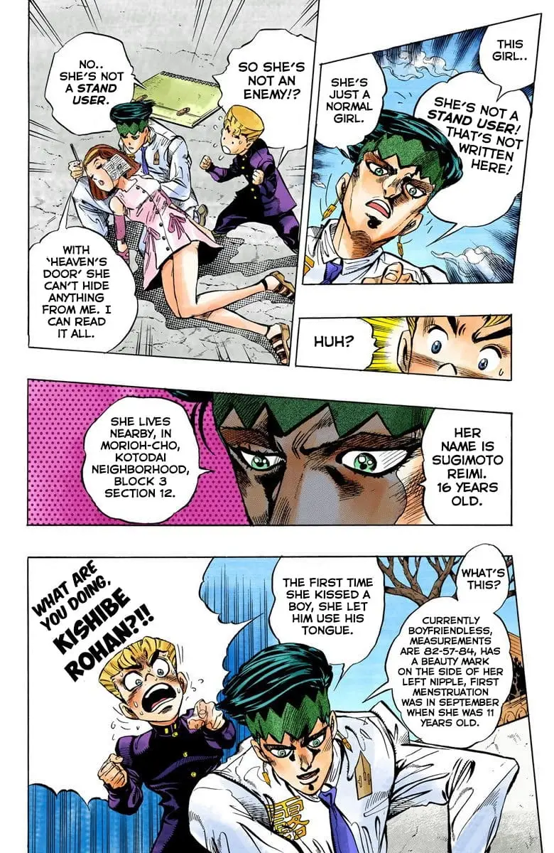 Read JoJo's Bizarre Adventure Part 4 Diamond Is Unbreakable Official Colored Manga Online