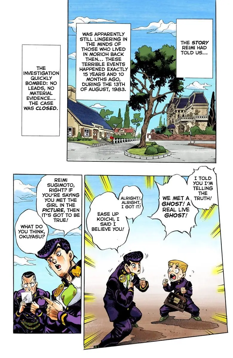 Read JoJo's Bizarre Adventure Part 4 Diamond Is Unbreakable Official Colored Manga Online