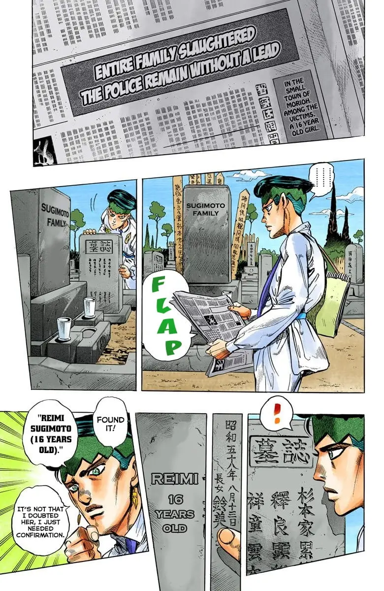 Read JoJo's Bizarre Adventure Part 4 Diamond Is Unbreakable Official Colored Manga Online
