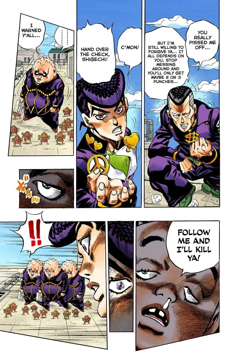 Read JoJo's Bizarre Adventure Part 4 Diamond Is Unbreakable Official Colored Manga Online