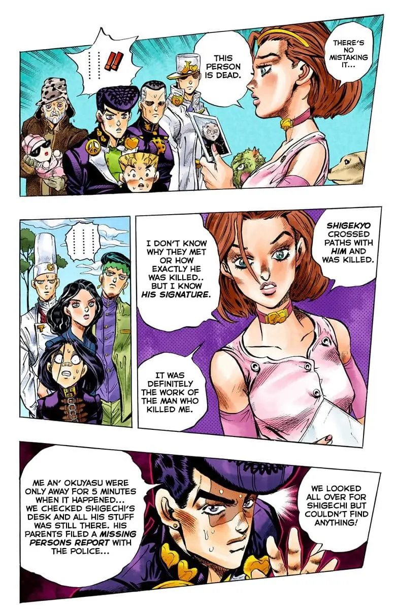 Read JoJo's Bizarre Adventure Part 4 Diamond Is Unbreakable Official Colored Manga Online