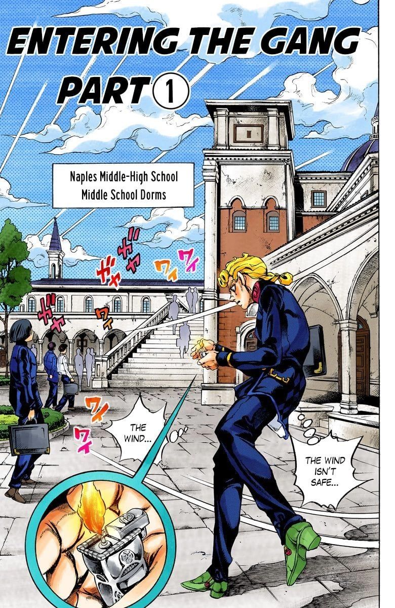 Read JoJo's Bizarre Adventure Part 5 Golden Wind Manga Online