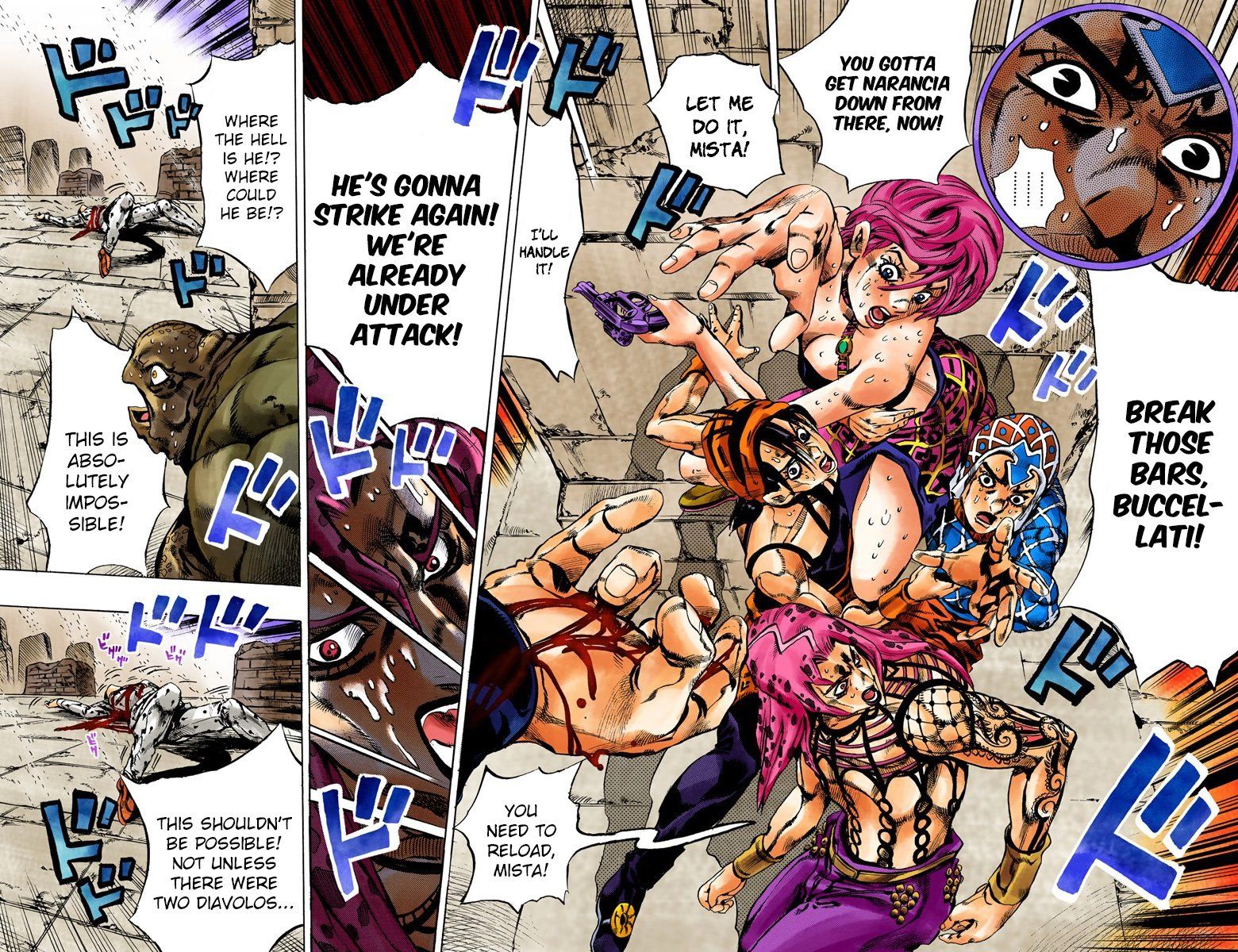 Read JoJo's Bizarre Adventure Part 5 Golden Wind Manga Online