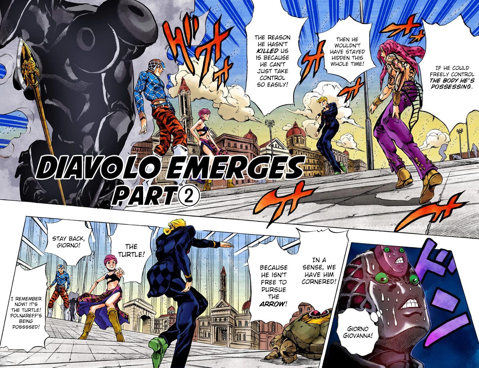 Read JoJo's Bizarre Adventure Part 5 Golden Wind Manga Online