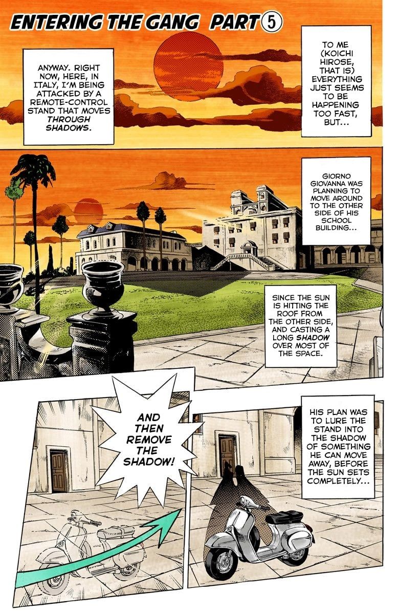 Read JoJo's Bizarre Adventure Part 5 Golden Wind Manga Online
