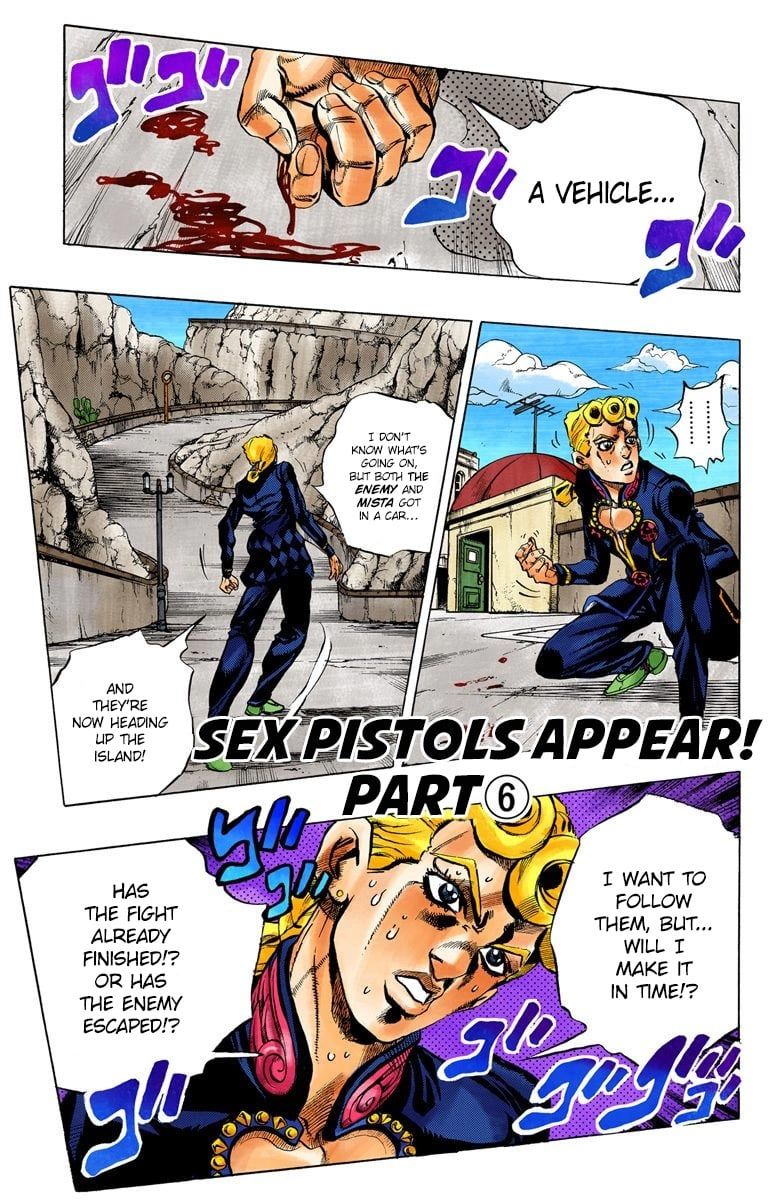 Read JoJo's Bizarre Adventure Part 5 Golden Wind Manga Online