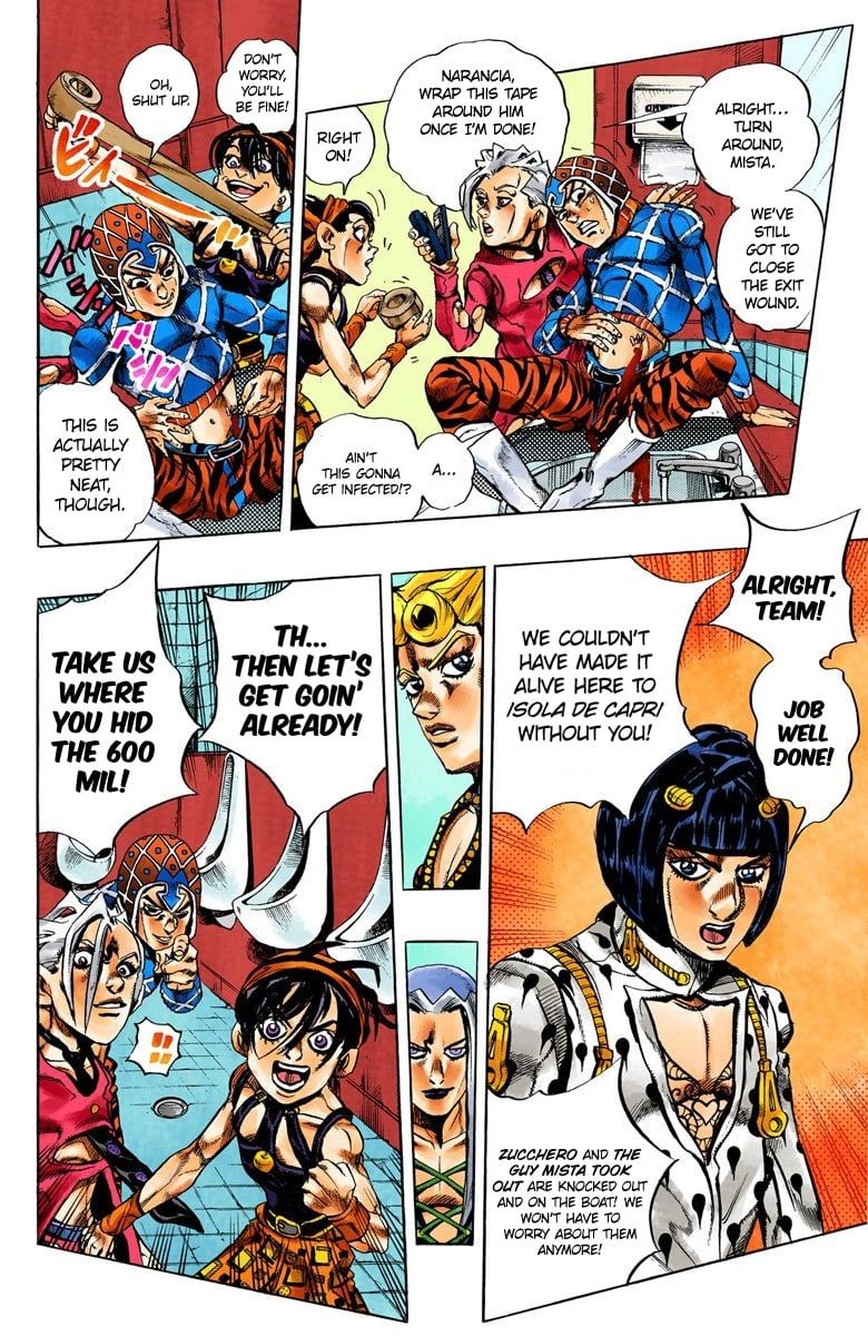 Read JoJo's Bizarre Adventure Part 5 Golden Wind Manga Online