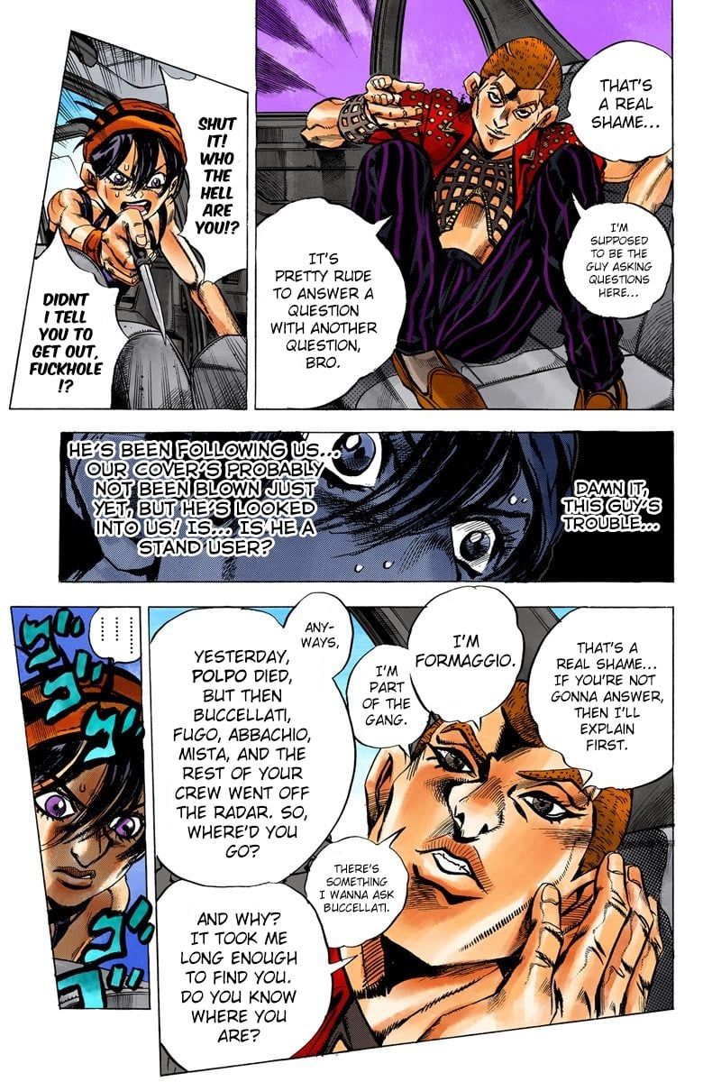 Read JoJo's Bizarre Adventure Part 5 Golden Wind Manga Online