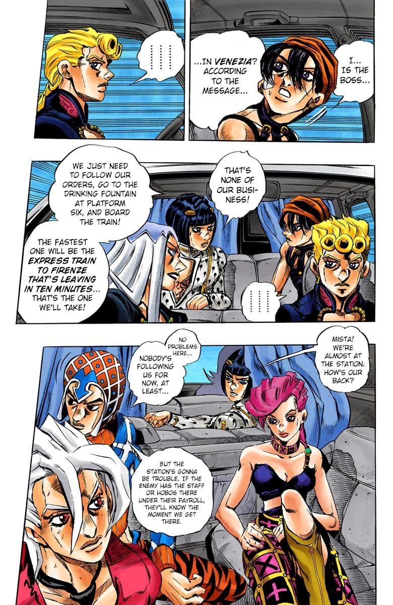 Read JoJo's Bizarre Adventure Part 5 Golden Wind Manga Online