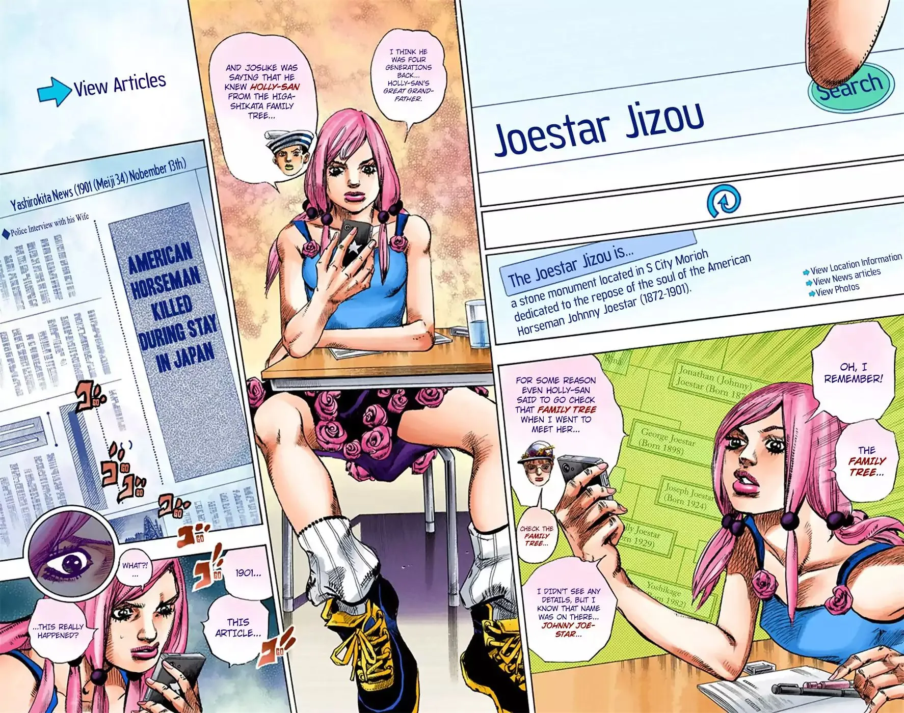 Read JoJo's Bizarre Adventure Part 8 JoJolion Manga Online