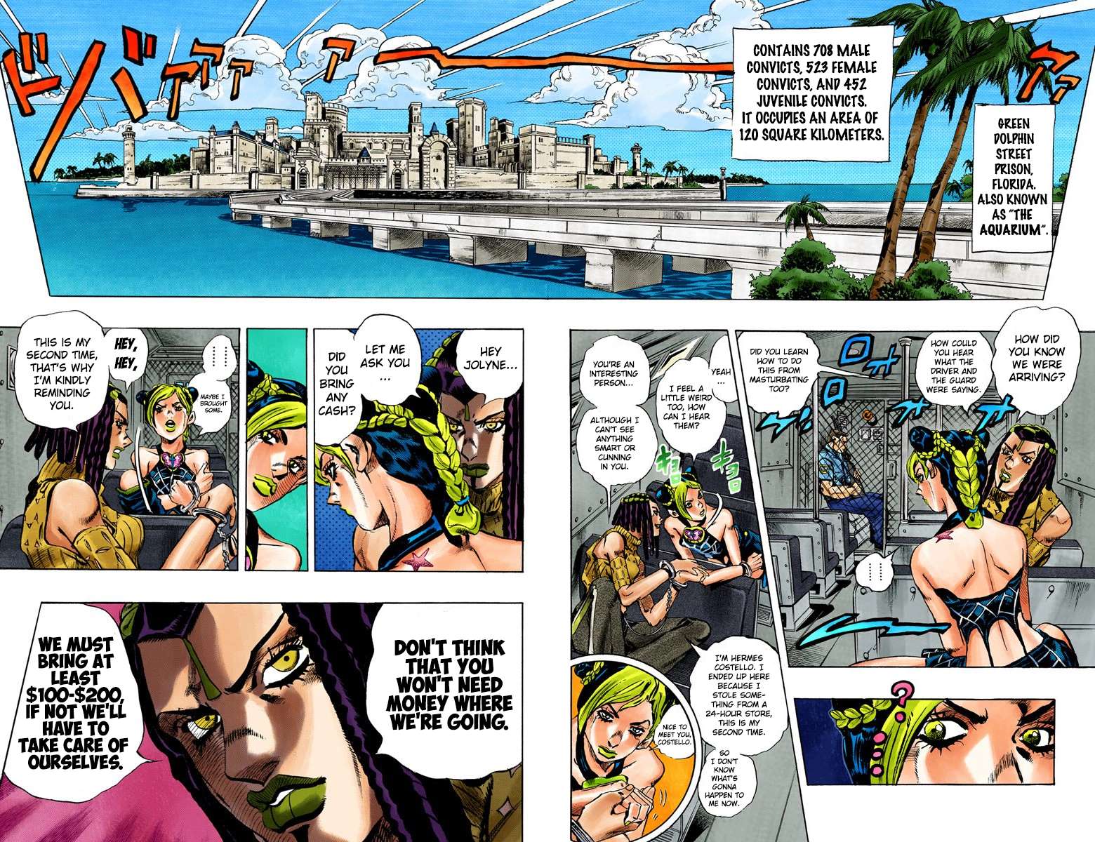 Read Jojo's Bizarre Adventure Part 6 Stone Ocean Manga Online