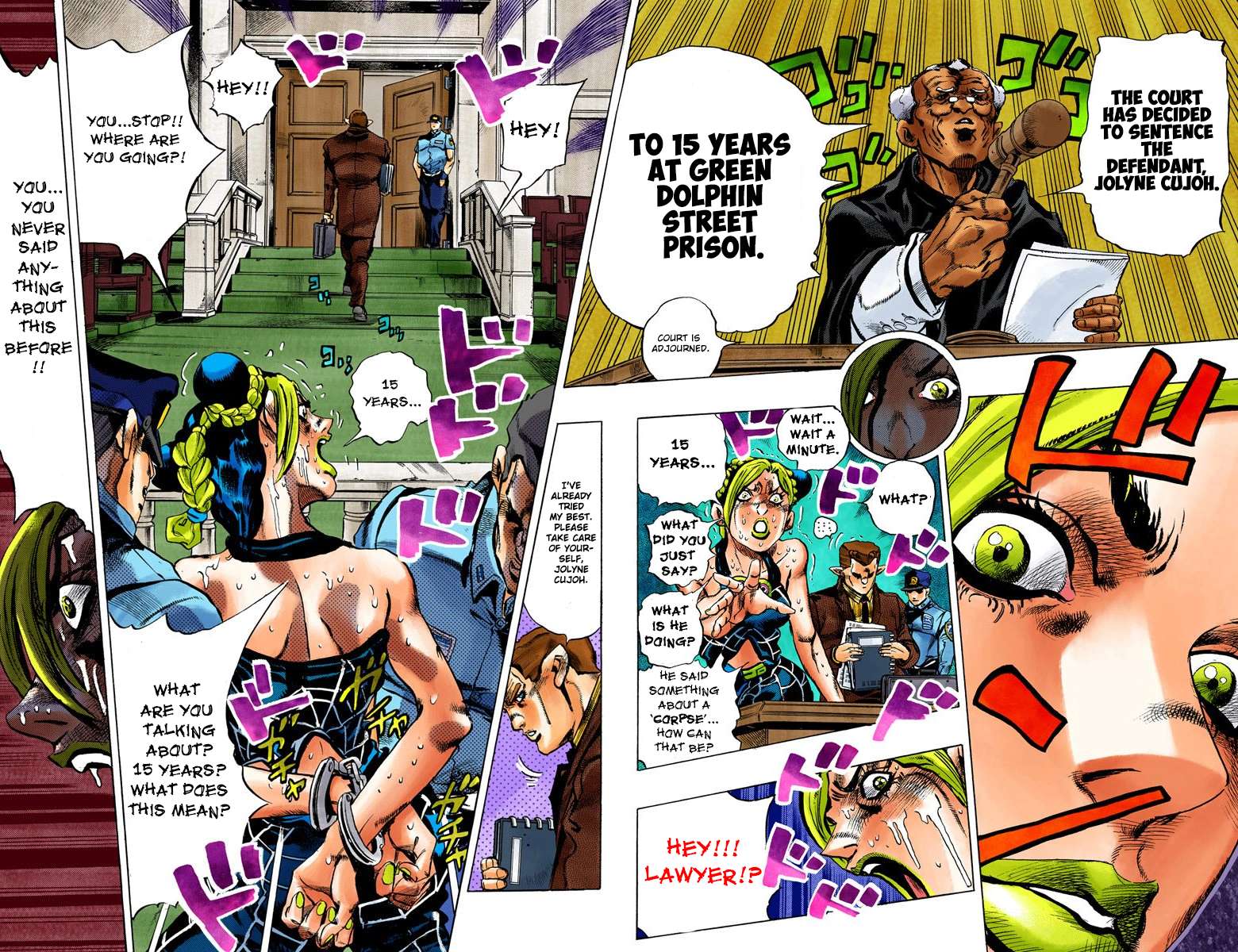 Read Jojo's Bizarre Adventure Part 6 Stone Ocean Manga Online