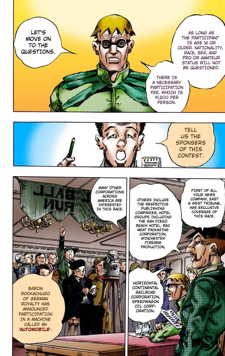 Read Jojo's Bizarre Adventure Part 7 Steel Ball Run Manga Online