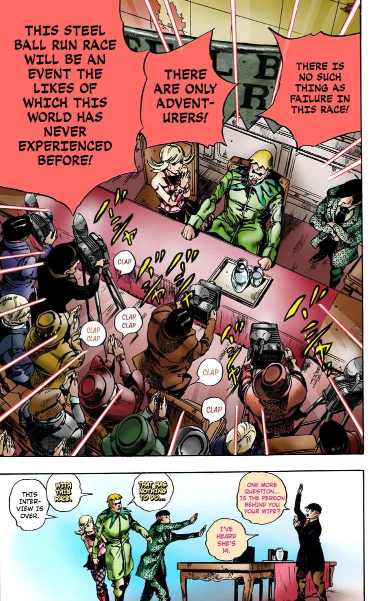 Read Jojo's Bizarre Adventure Part 7 Steel Ball Run Manga Online
