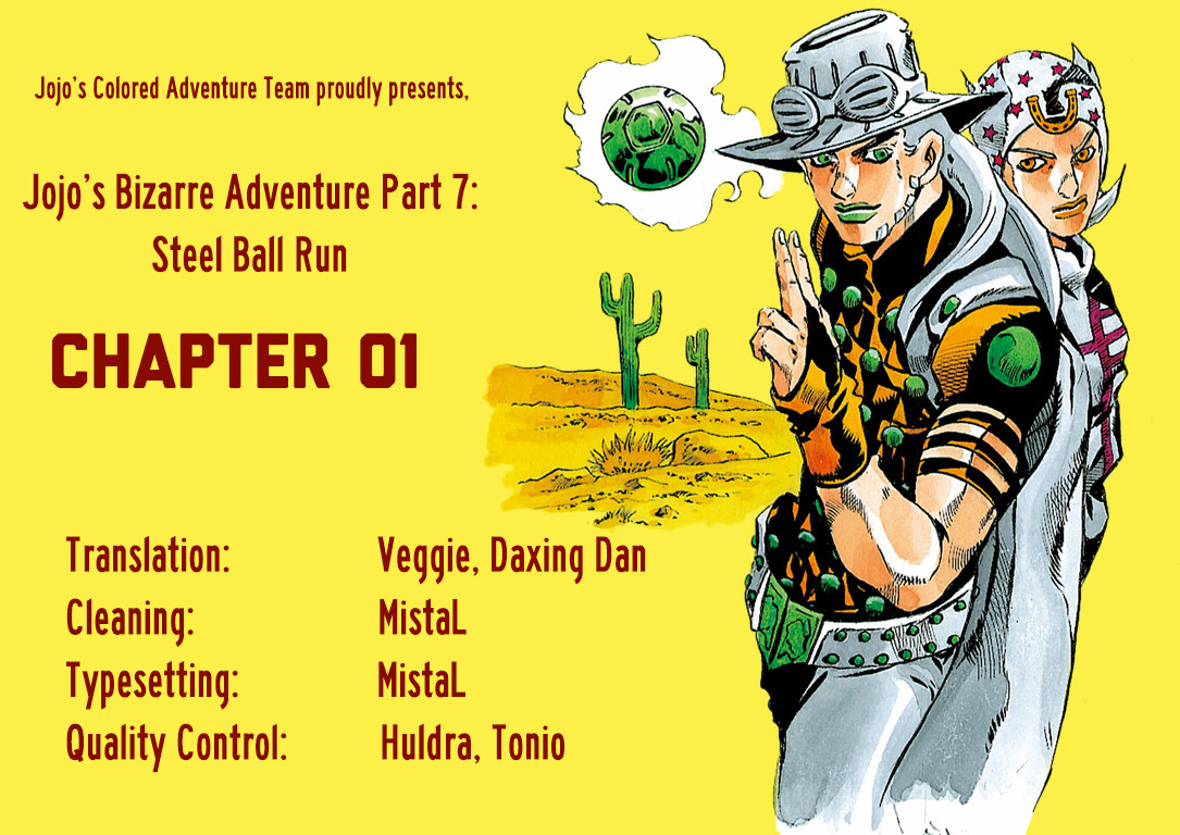 Read Jojo's Bizarre Adventure Part 7 Steel Ball Run Manga Online