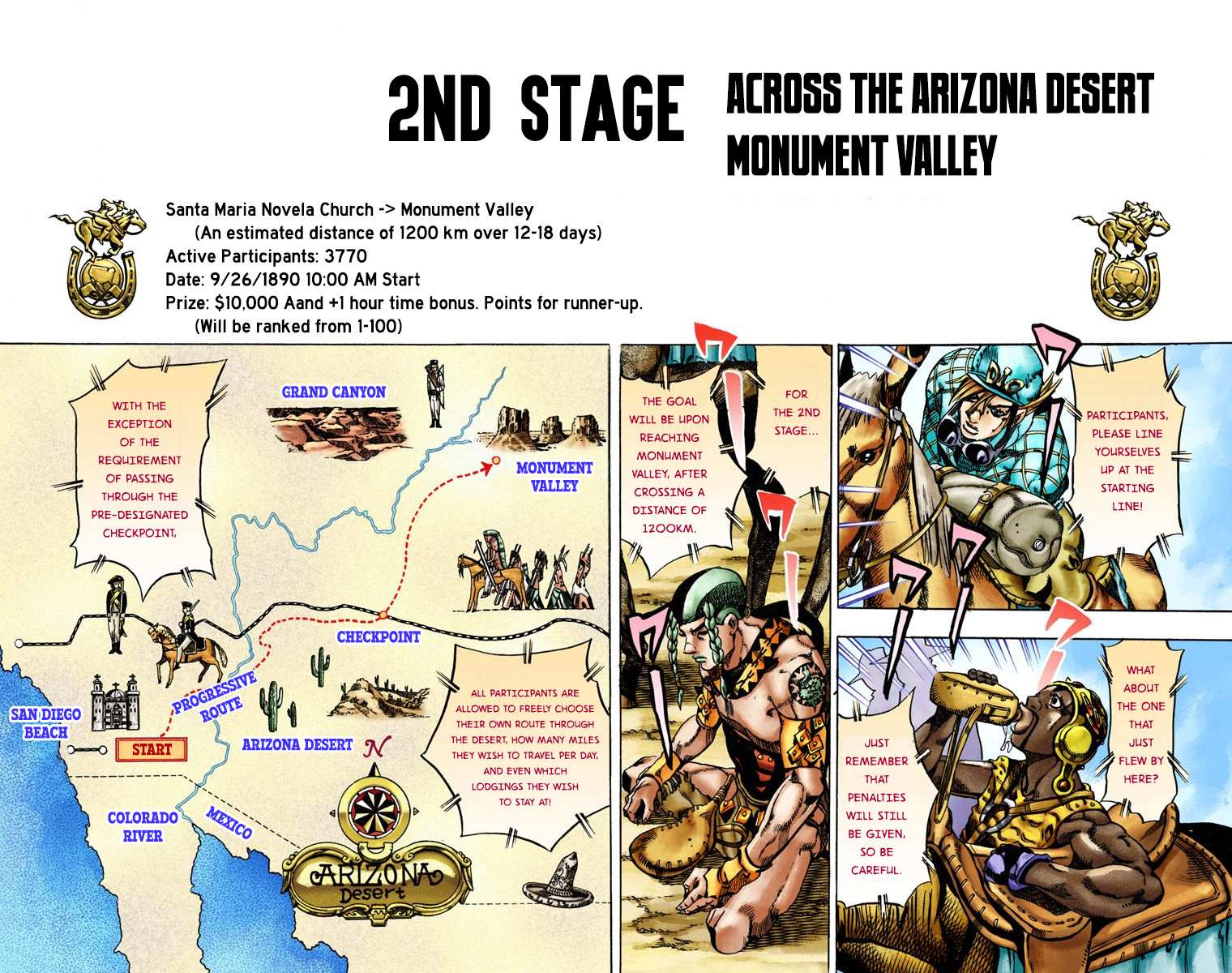Read Jojo's Bizarre Adventure Part 7 Steel Ball Run Manga Online