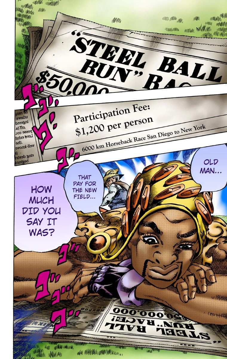 Read Jojo's Bizarre Adventure Part 7 Steel Ball Run Manga Online