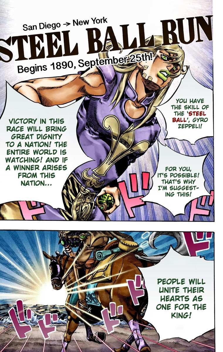 Read Jojo's Bizarre Adventure Part 7 Steel Ball Run Manga Online