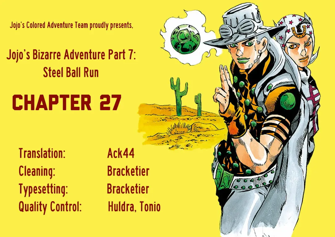 Read Jojo's Bizarre Adventure Part 7 Steel Ball Run Manga Online