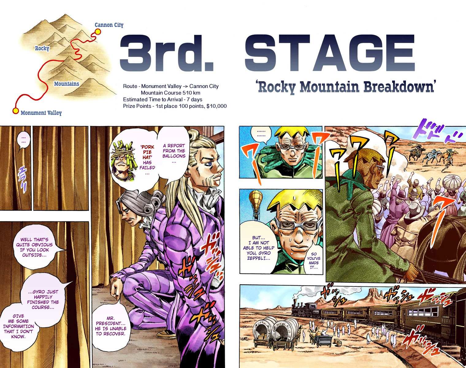 Read Jojo's Bizarre Adventure Part 7 Steel Ball Run Manga Online