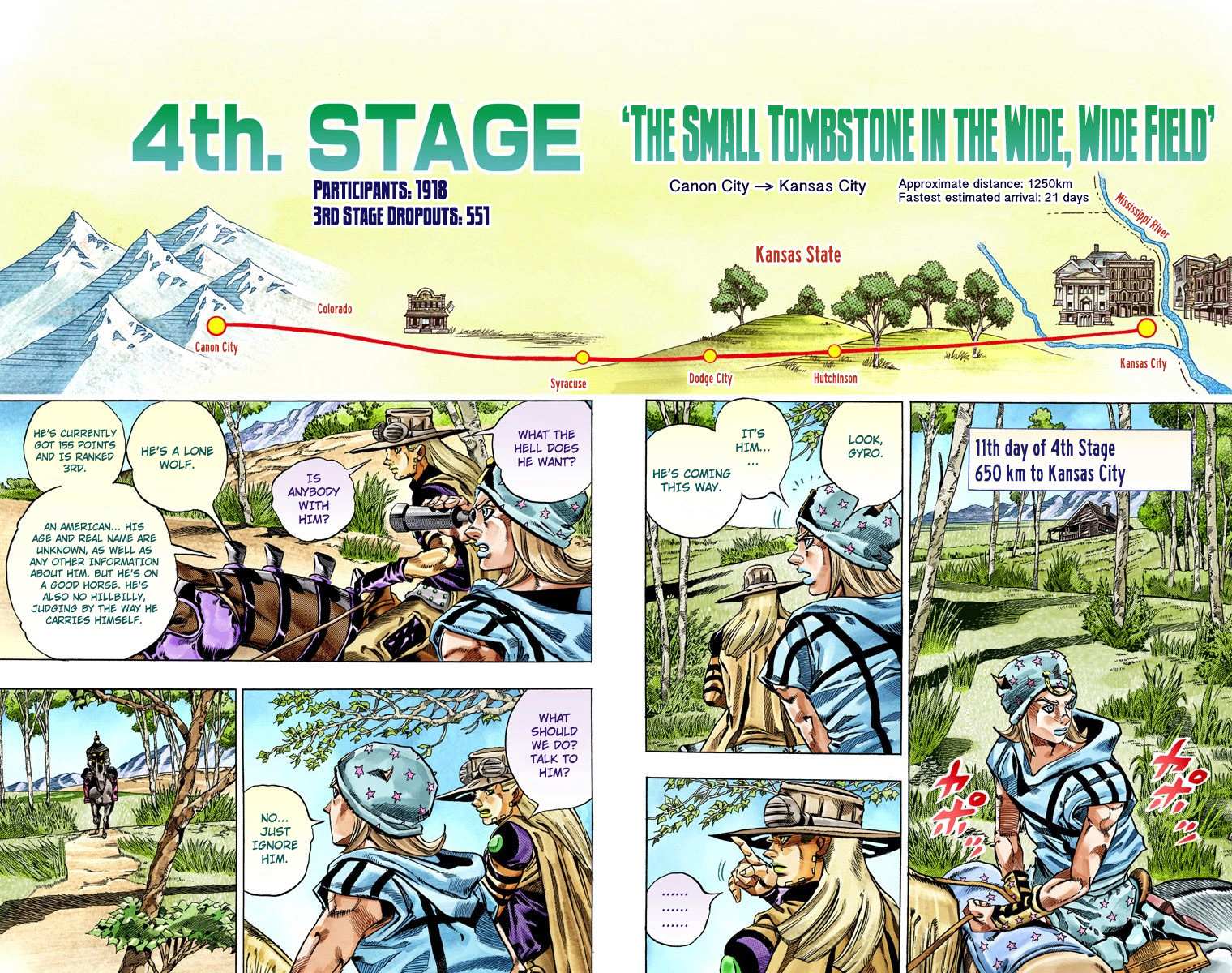 Read Jojo's Bizarre Adventure Part 7 Steel Ball Run Manga Online