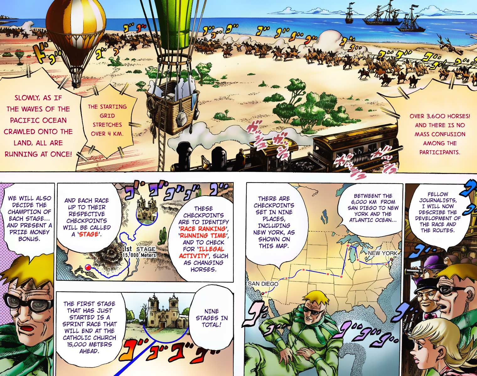 Read Jojo's Bizarre Adventure Part 7 Steel Ball Run Manga Online
