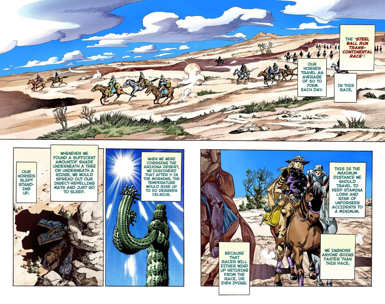 Read Jojo's Bizarre Adventure Part 7 Steel Ball Run Manga Online