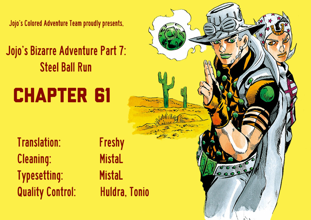 Read Jojo's Bizarre Adventure Part 7 Steel Ball Run Manga Online