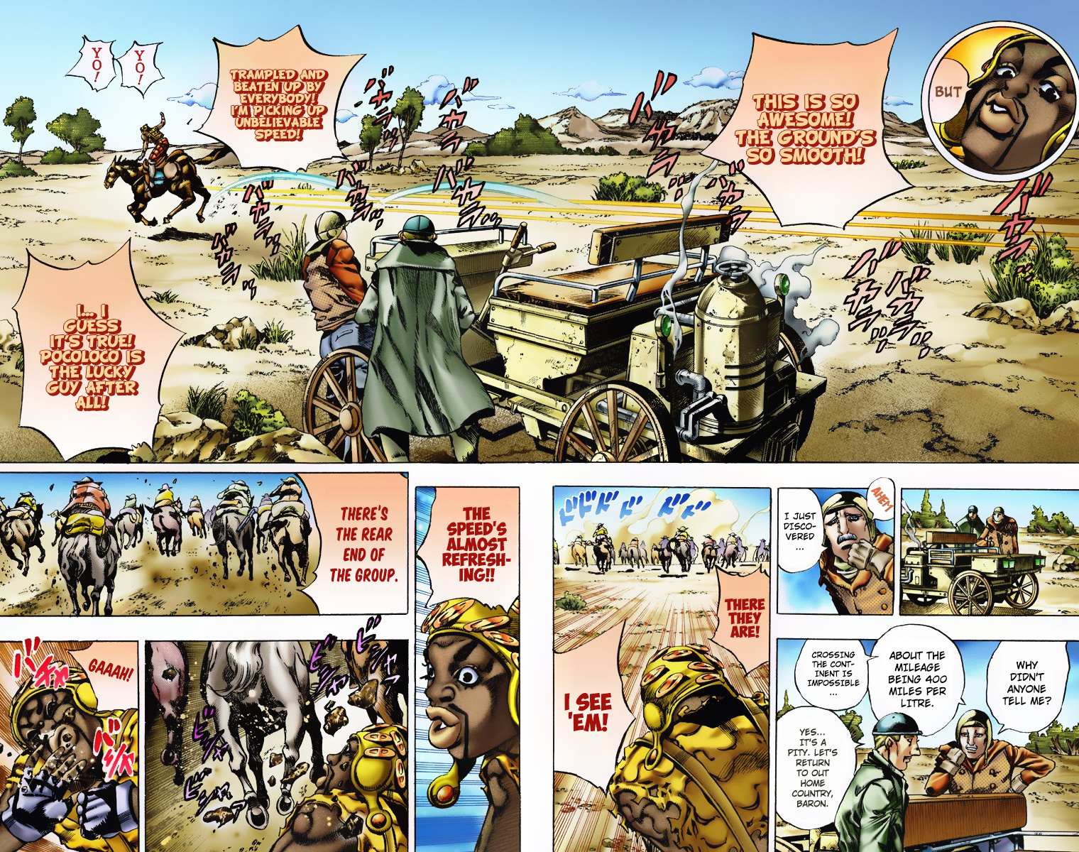 Read Jojo's Bizarre Adventure Part 7 Steel Ball Run Manga Online