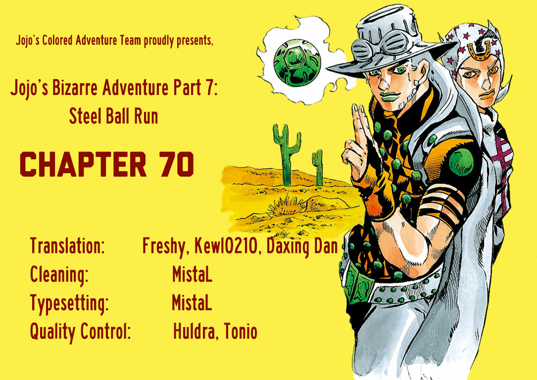 Read Jojo's Bizarre Adventure Part 7 Steel Ball Run Manga Online
