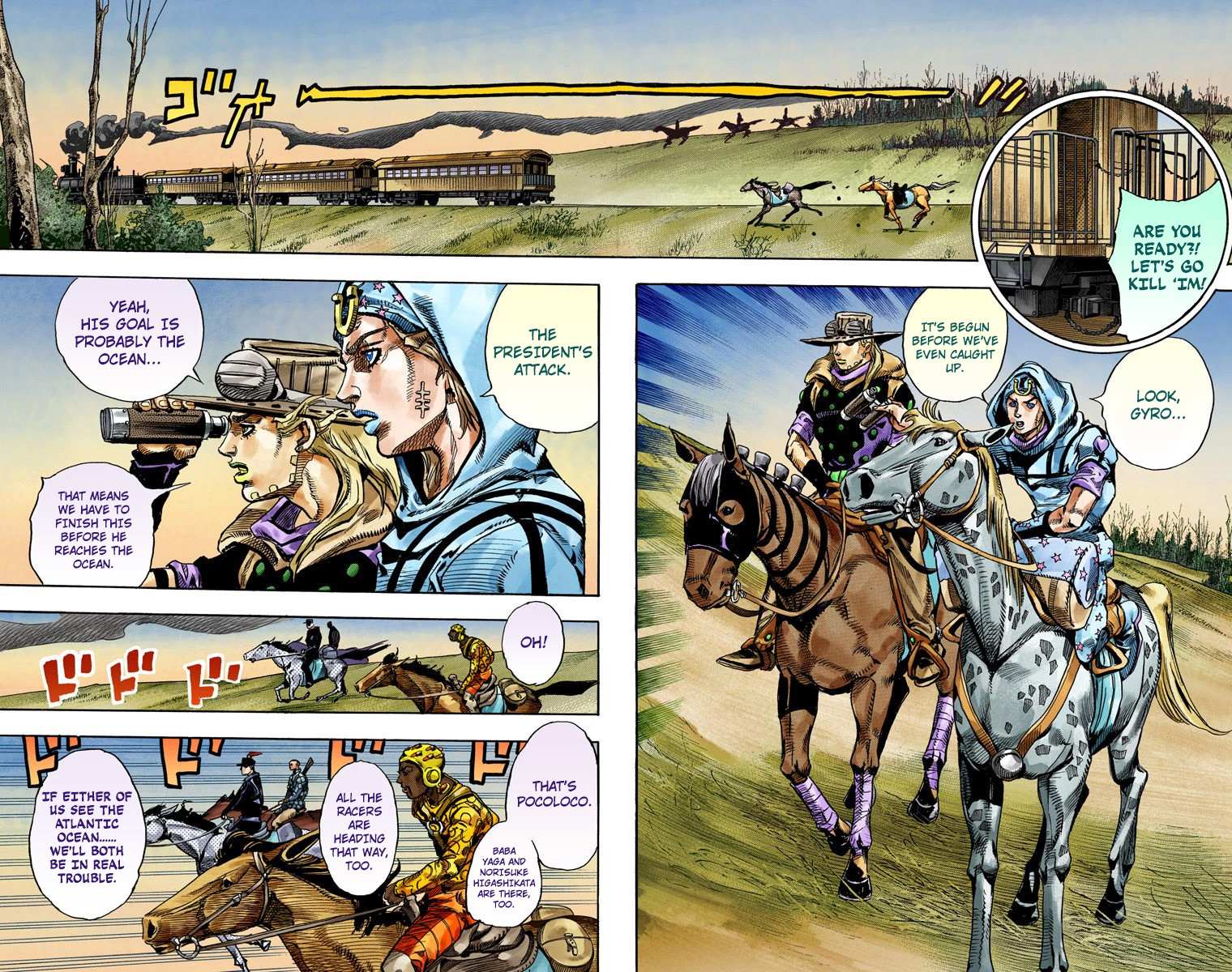 Read Jojo's Bizarre Adventure Part 7 Steel Ball Run Manga Online