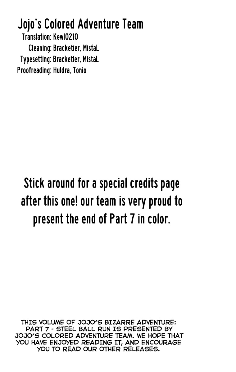 Read Jojo's Bizarre Adventure Part 7 Steel Ball Run Manga Online