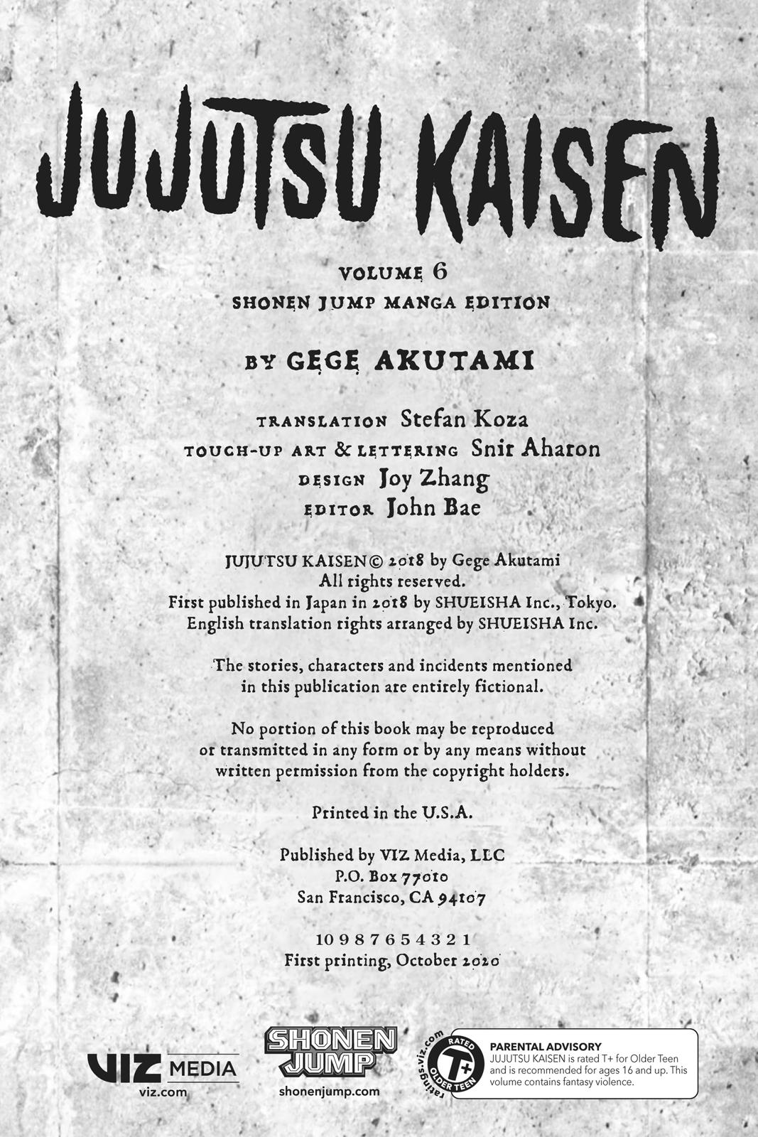 Read Jujutsu Kaisen Manga Online