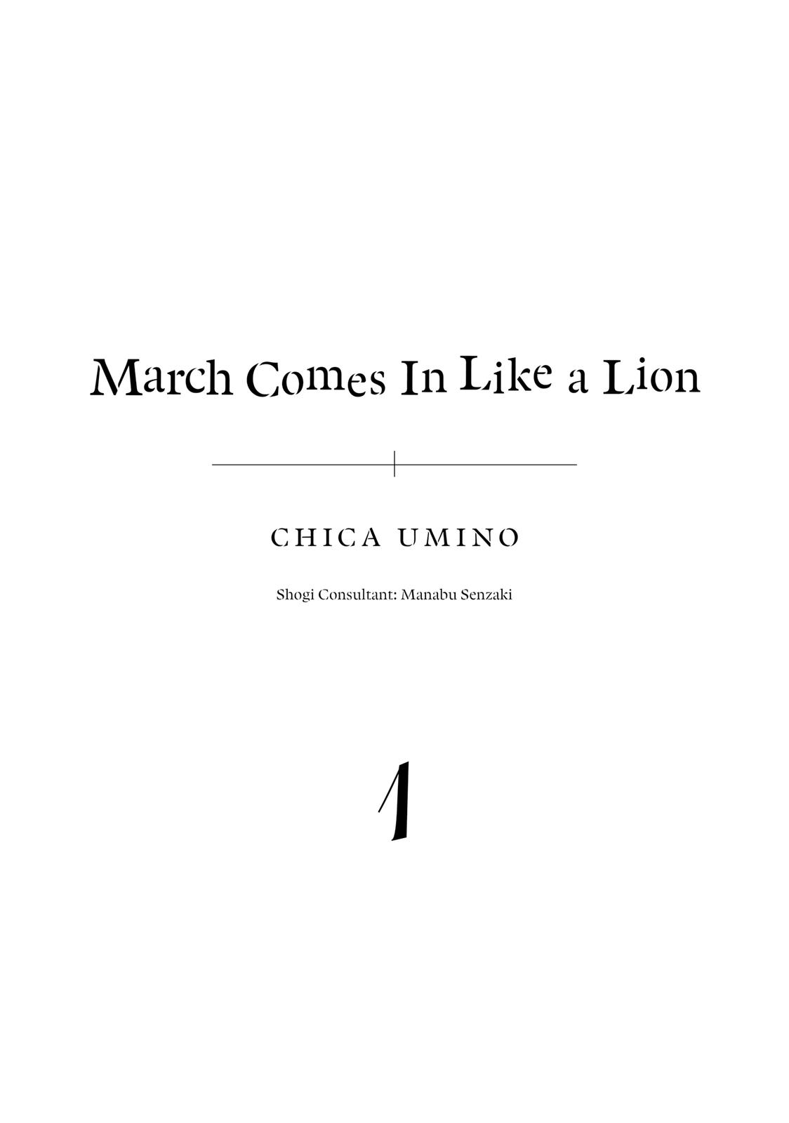 Read March Comes in Like a Lion Manga Online
