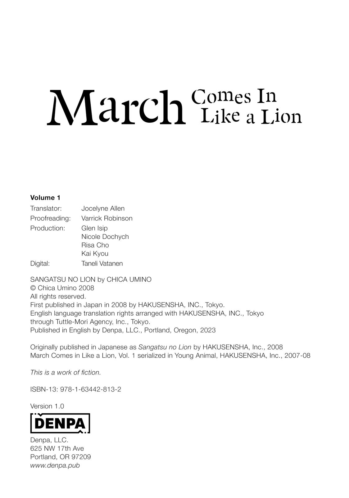 Read March Comes in Like a Lion Manga Online