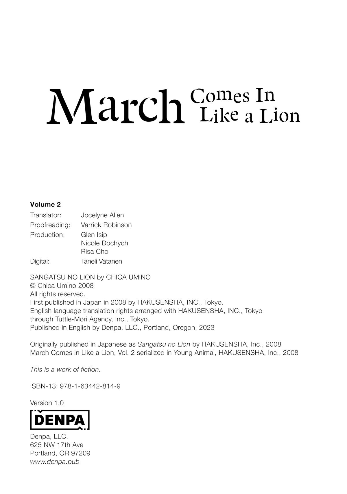 Read March Comes in Like a Lion Manga Online