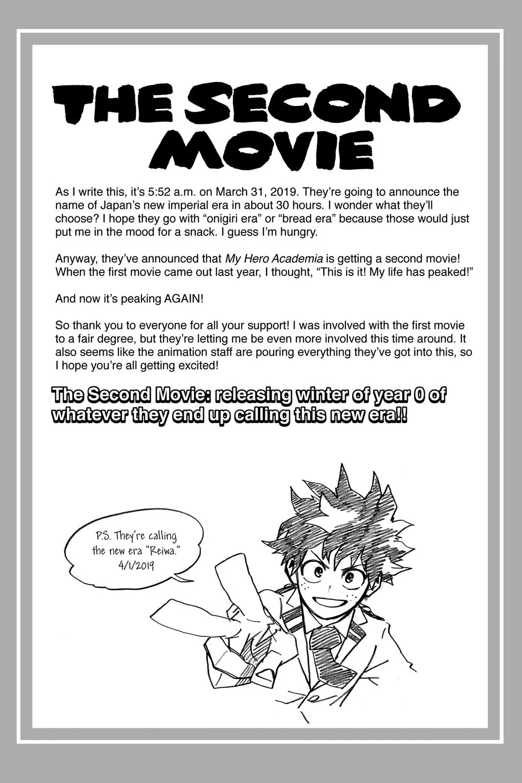 Read My Hero Academia Manga Online