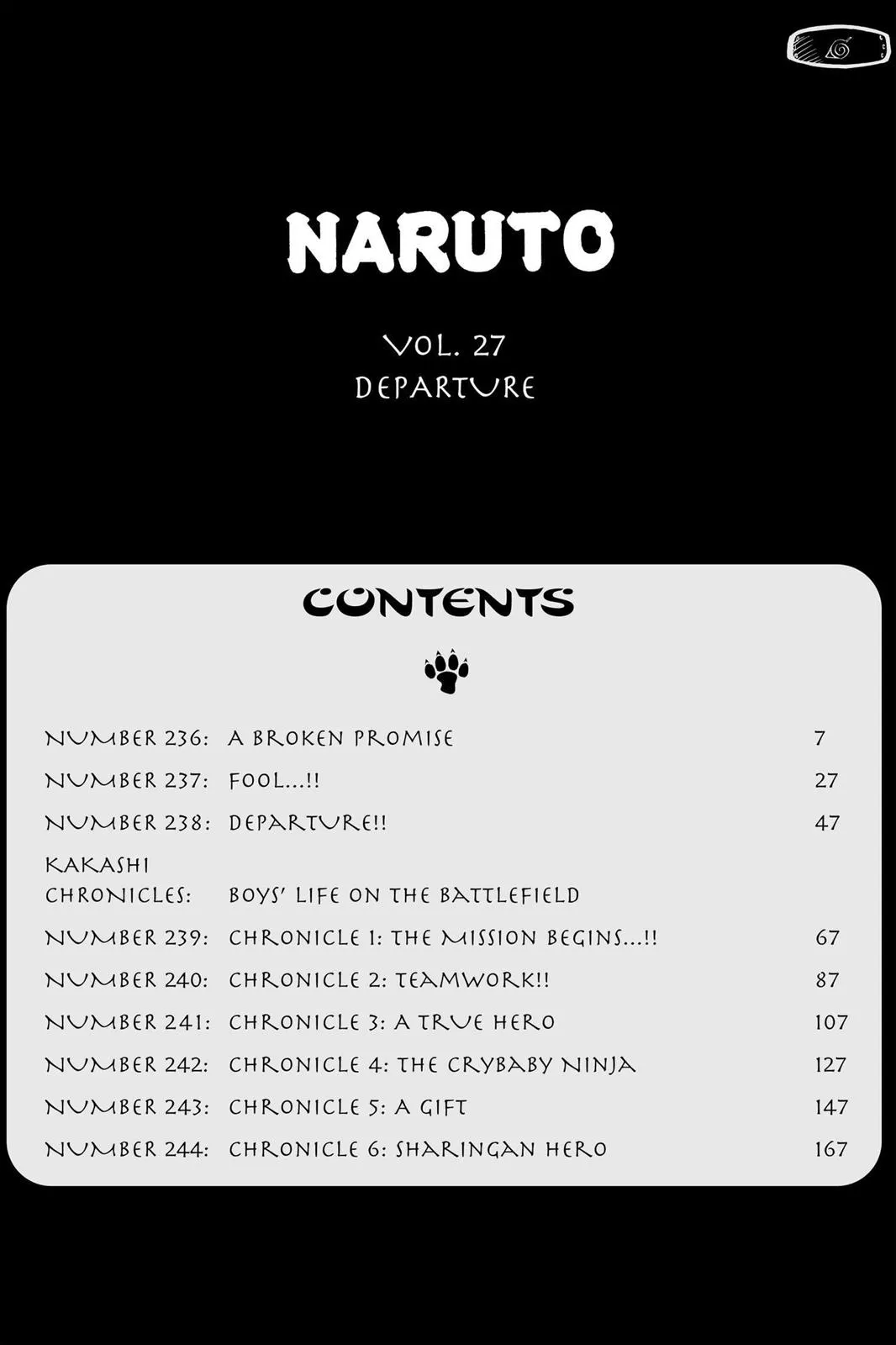 Read Naruto Manga Online