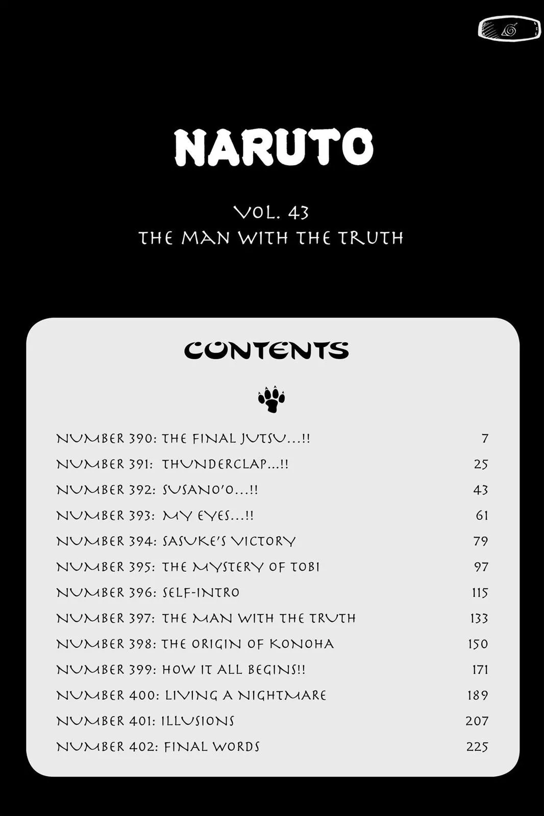 Read Naruto Manga Online