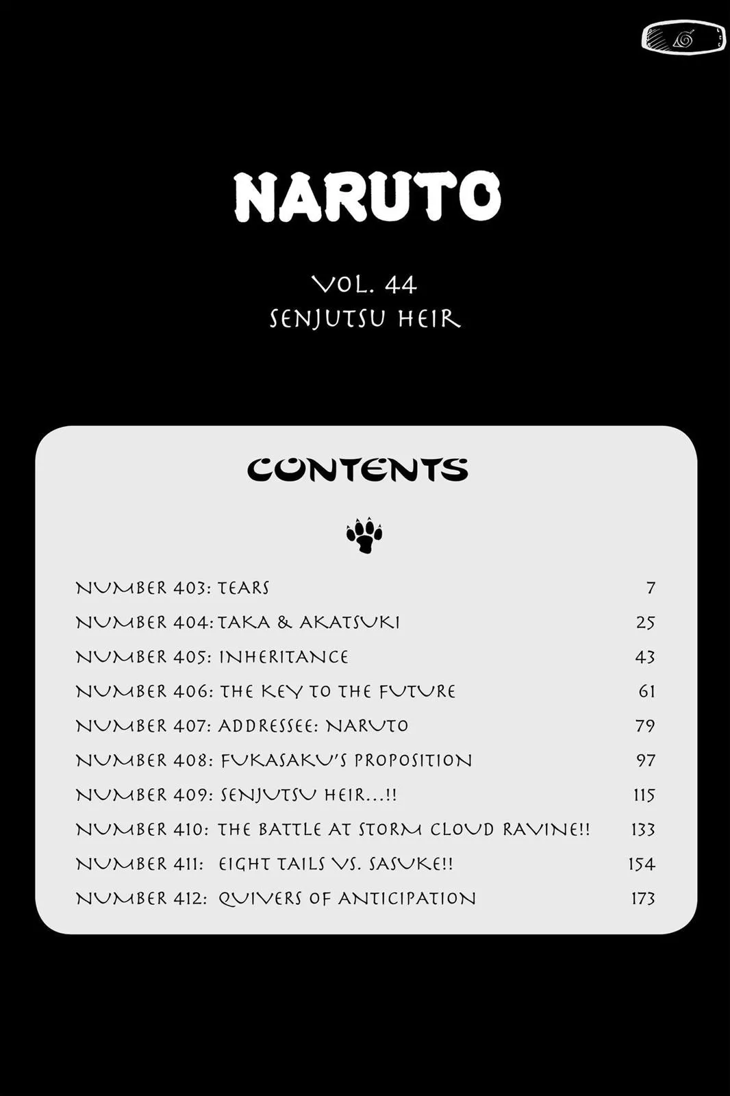 Read Naruto Manga Online